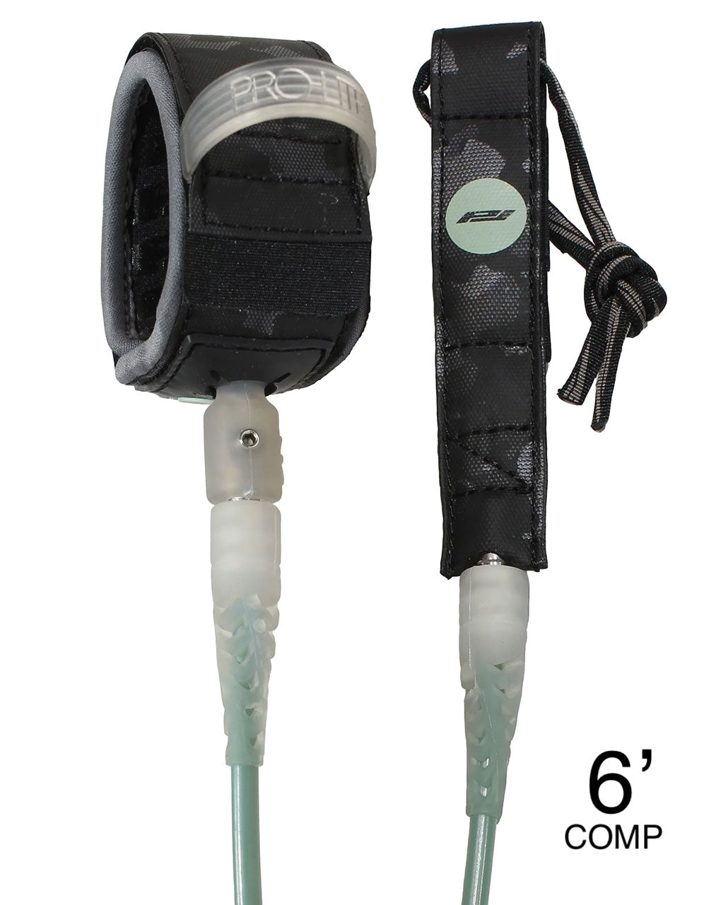 PRO LITE COMP 6'0" LEASH - MOSS GREEN