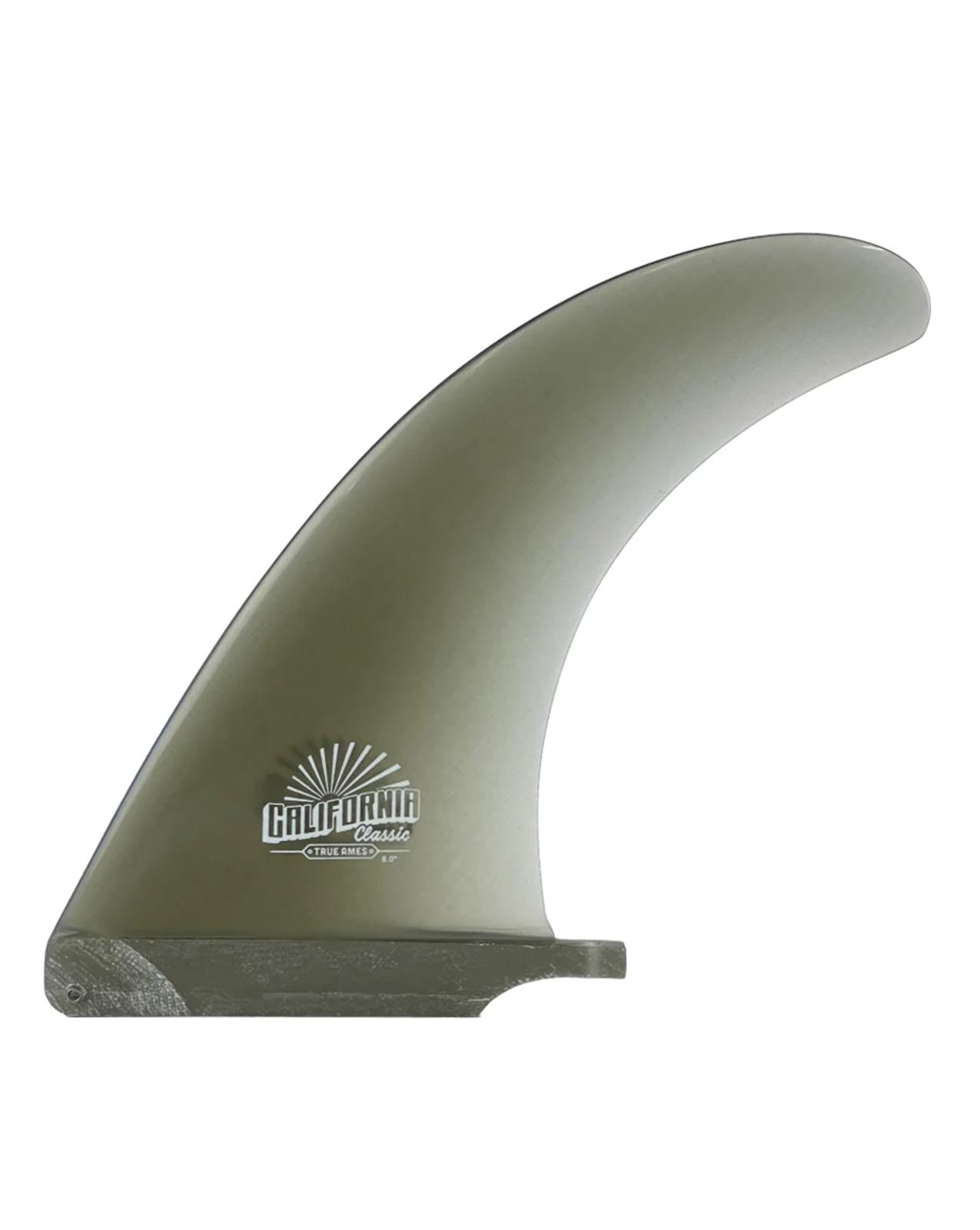 TRUE AMES CALIFORNIA CLASSIC BOX FIN 6.0"~10.0" - SMOKE