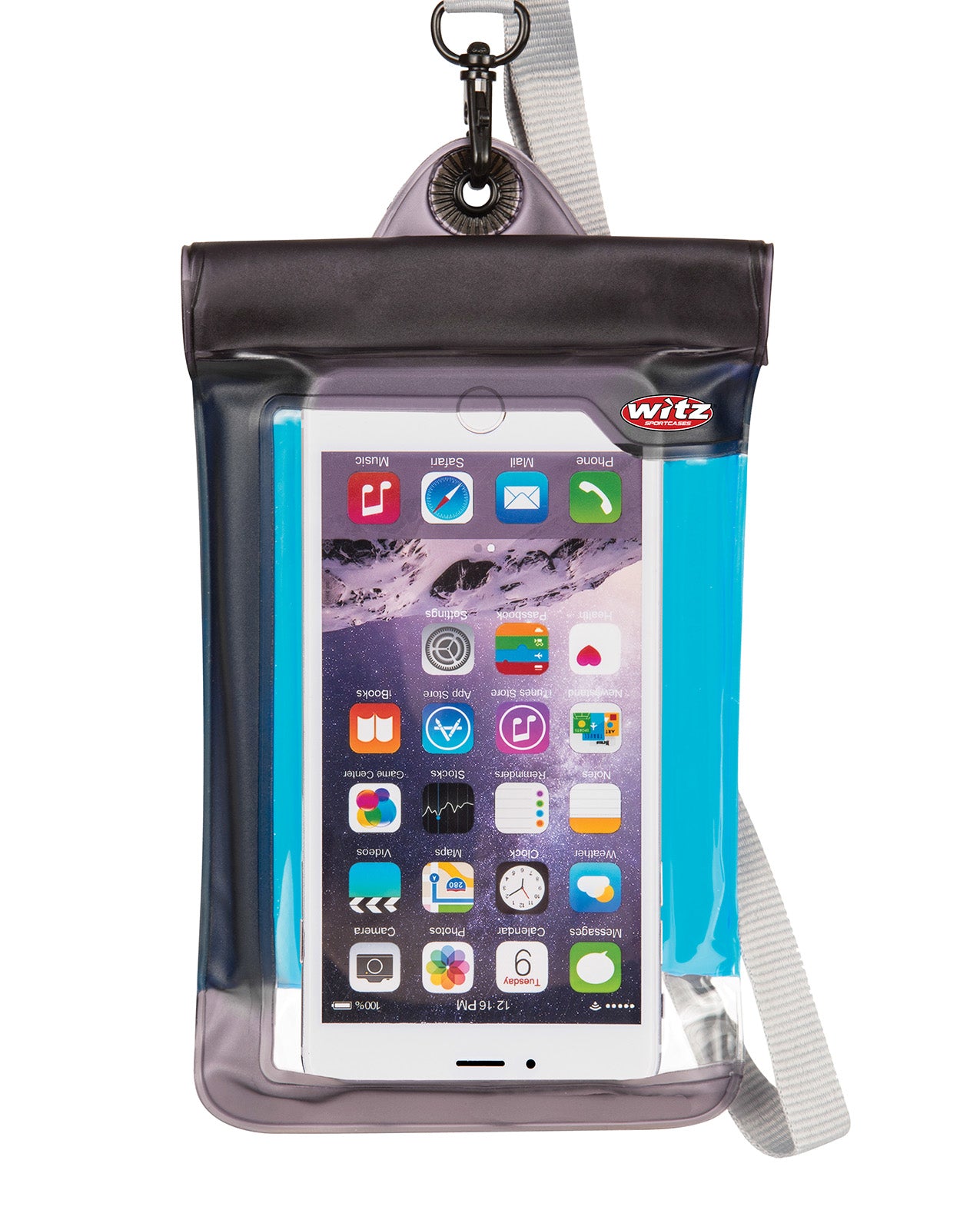 WATERPROOF SMART PHONE POUCH - BLUE