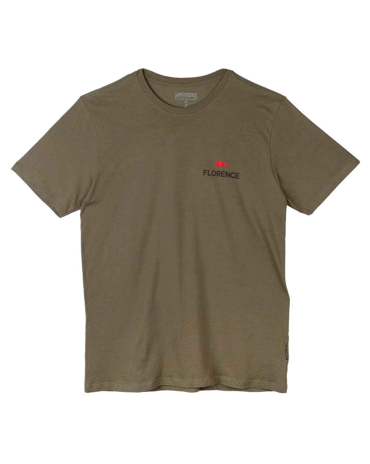 MASTHEAD ORGANIC T-SHIRT - BURNT OLIVE