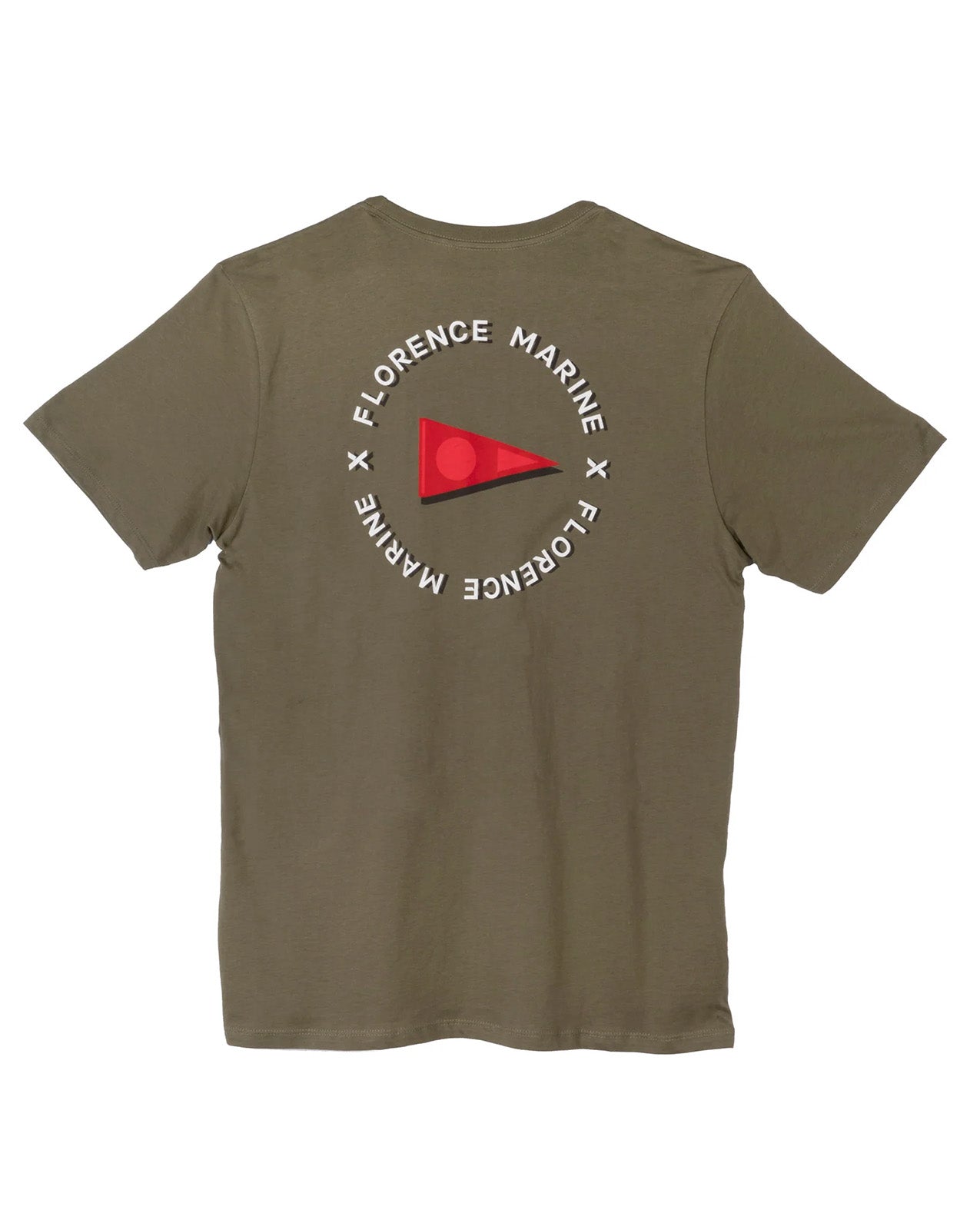 MASTHEAD ORGANIC T-SHIRT - BURNT OLIVE