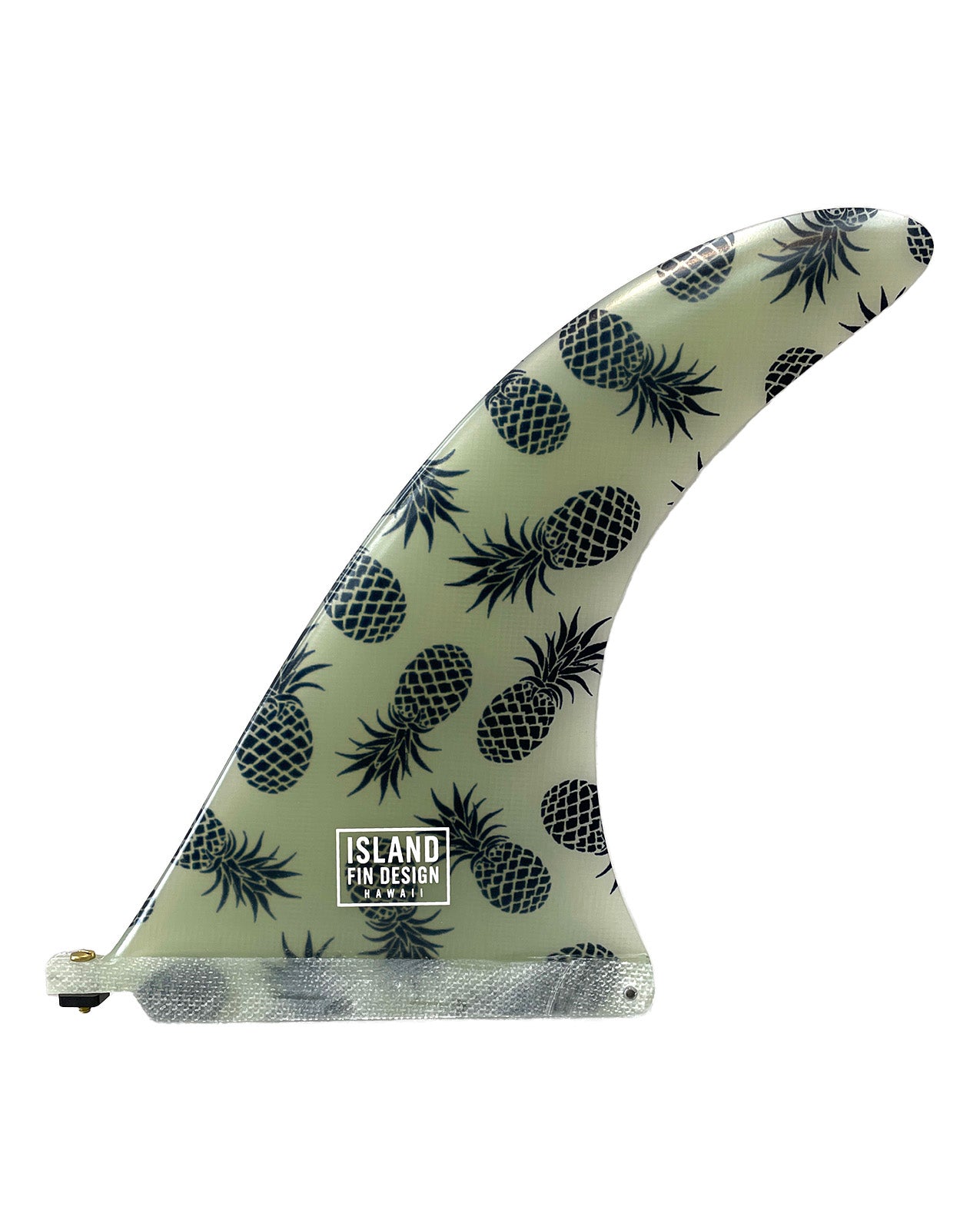 ISLAND FIN DESIGN ISLANDER 9.5 - CLEAR/ BLACK PINEAPPLE