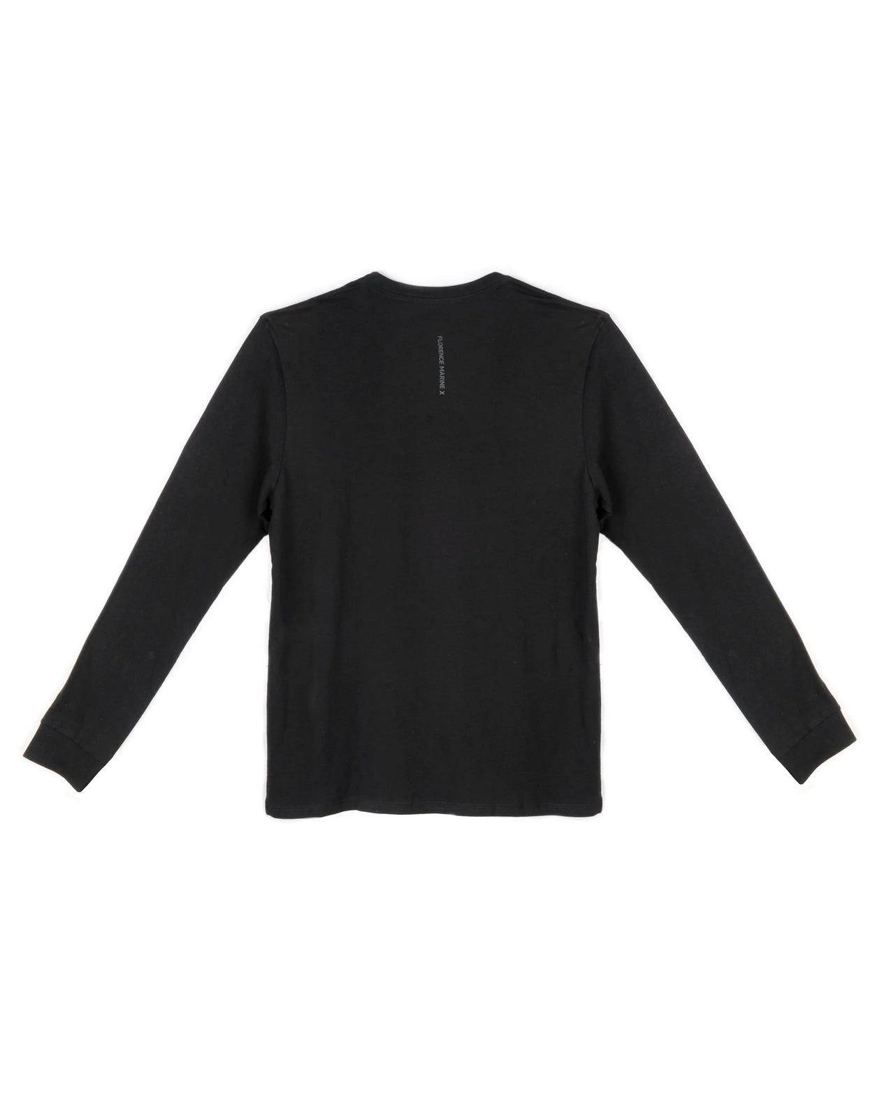 BURGEE LONG SLEEVE T-SHIRT - BLACK