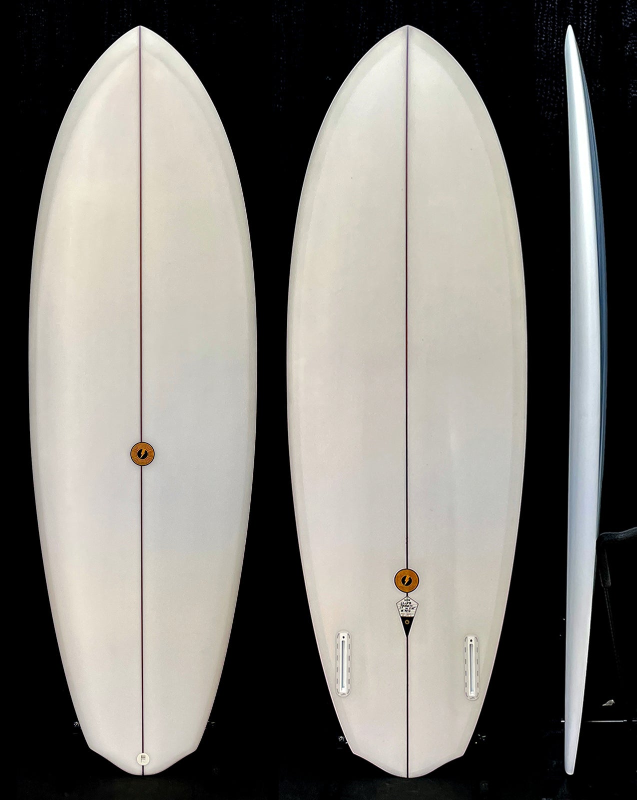 PLASMIC - 5'03" X 20 X 2.35, 29.5L FUTURES GHOST GREY TINT