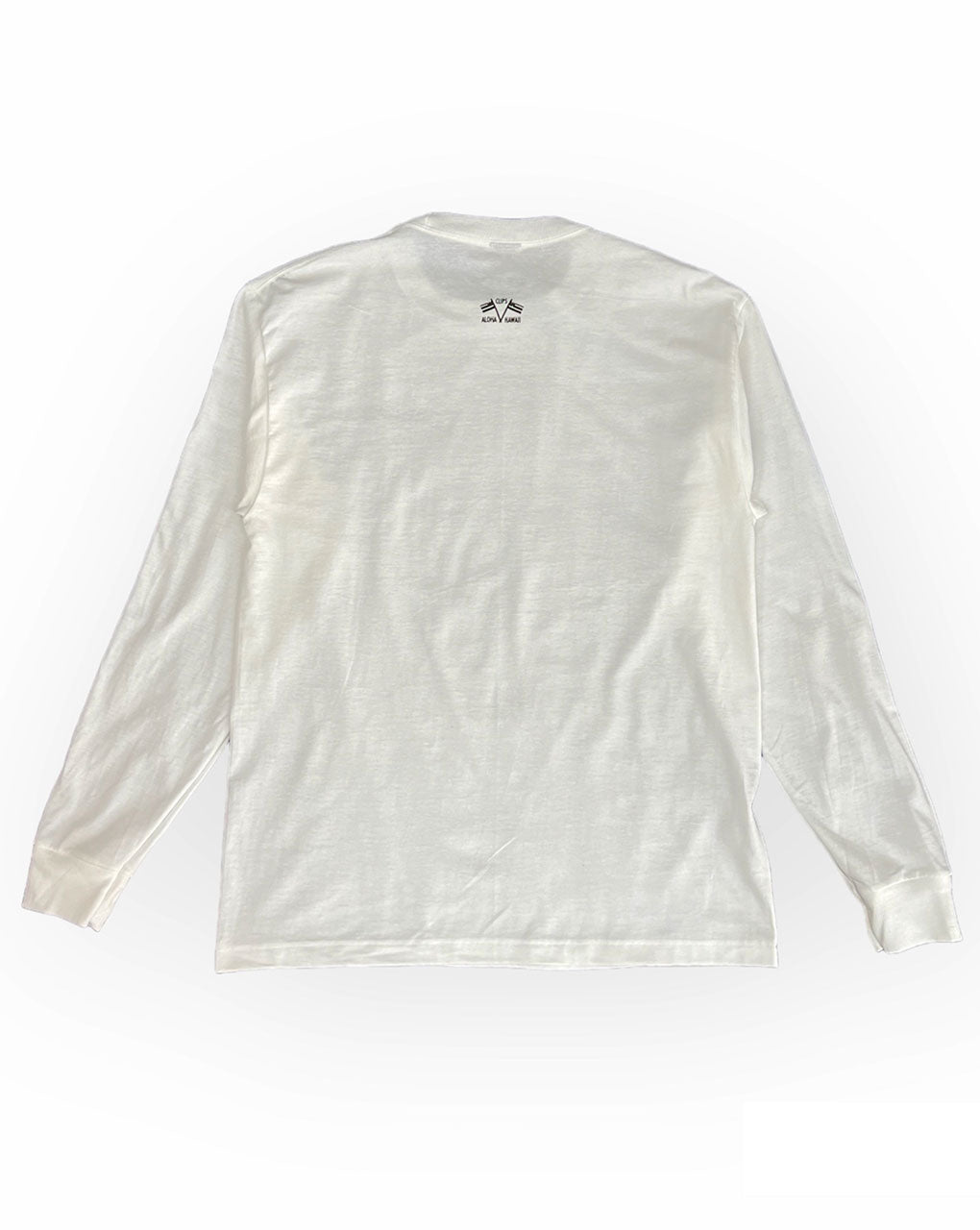 CLIPS LOGO L/S T-SHIRT - WHITE