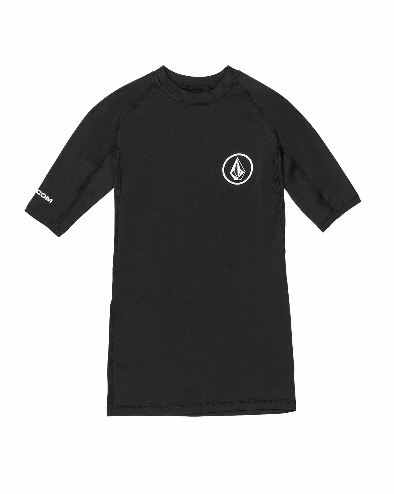 LIDO SHORT SLEEVE RASH GUARD - BLACK