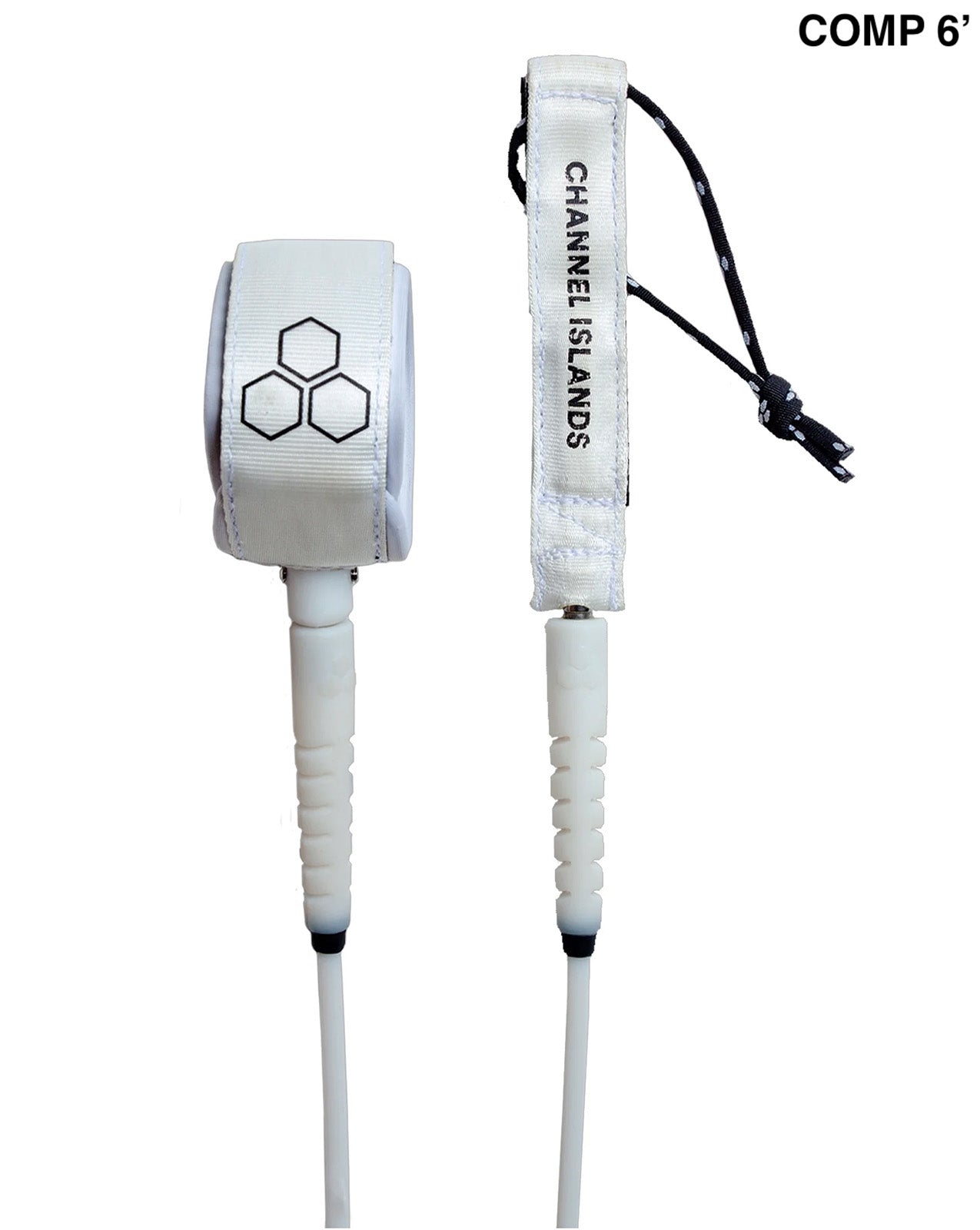 CI MICHAEL FEBRUARY COMP LEASH 6' - WHITE