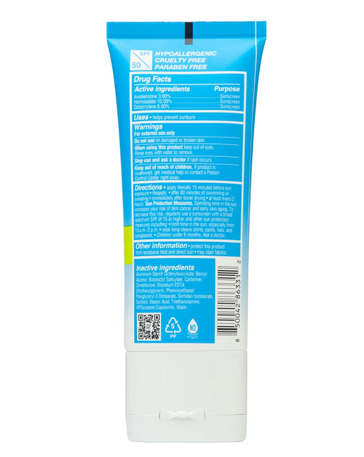 SPF50 DRY TOUCH SUNSCREEN LOTION 6OZ