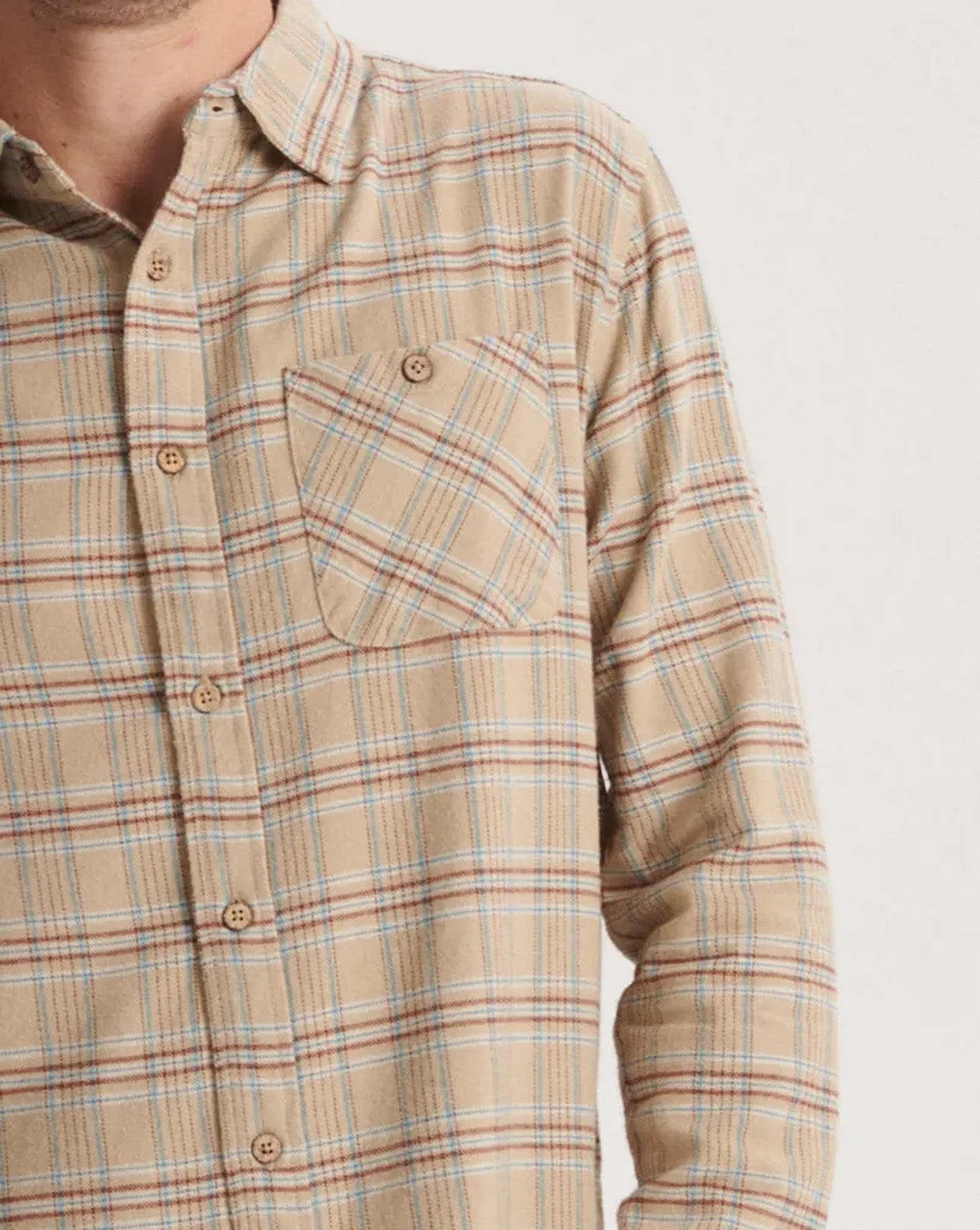 TRAP LONG SLEEVE SHIRT - TAN