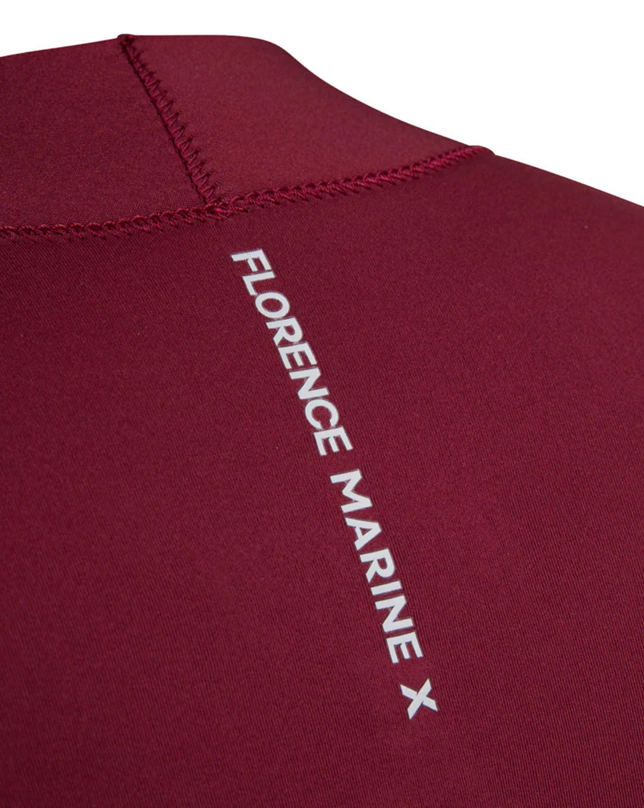 1.5MM FLATLOCK WETSUIT JACKET - MAROON