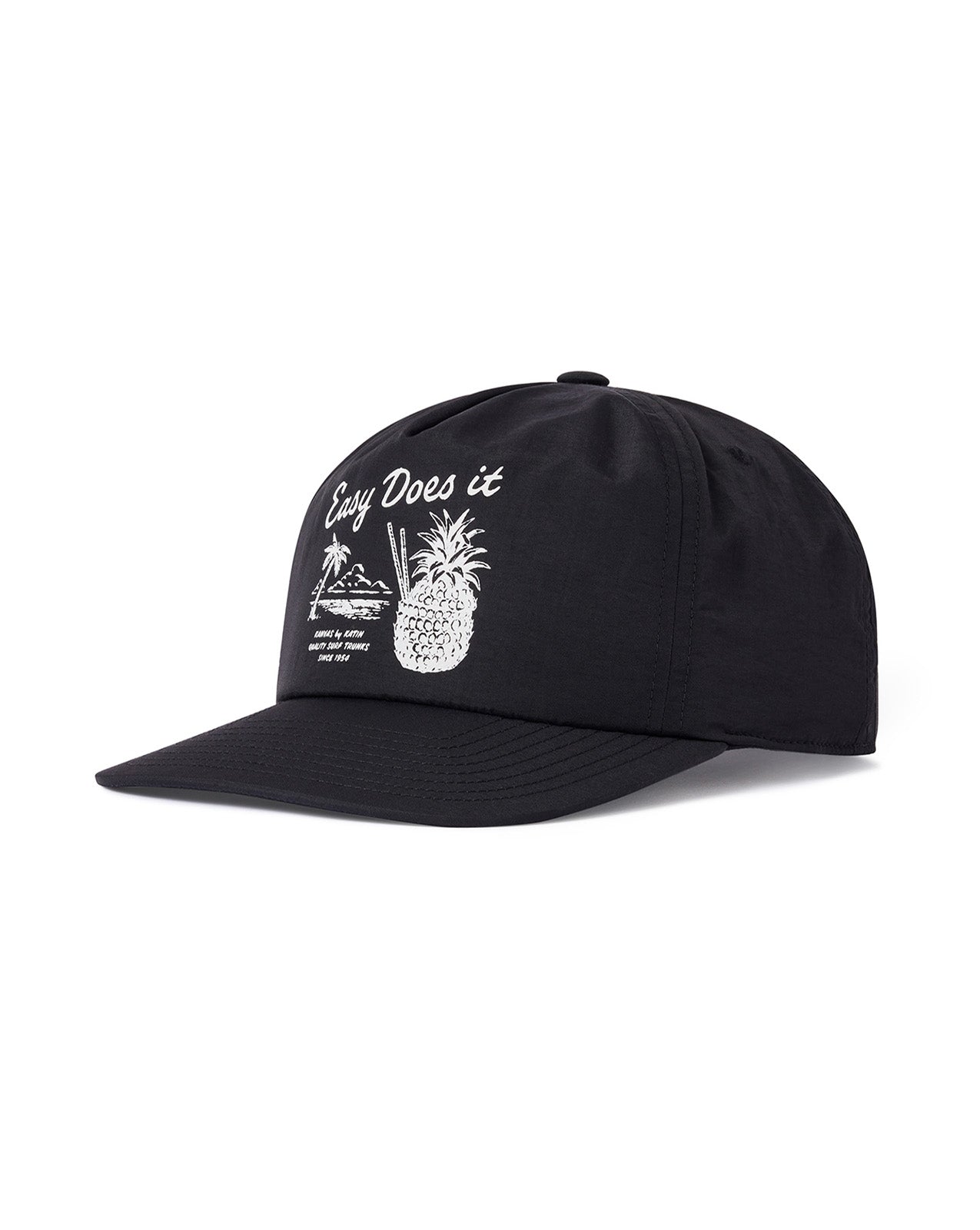 PINA NYLON HAT - BLACK