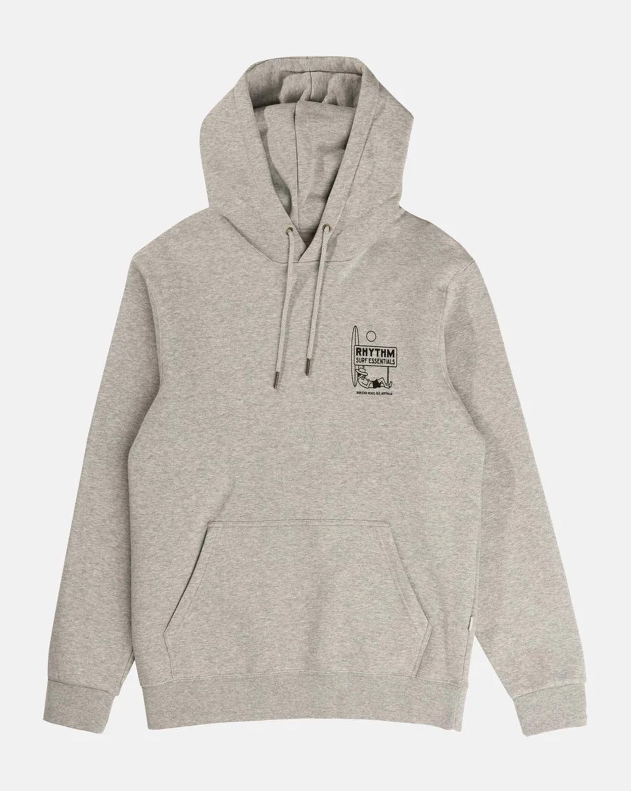 SIESTA FLEECE HOOD - GREY HEATHER