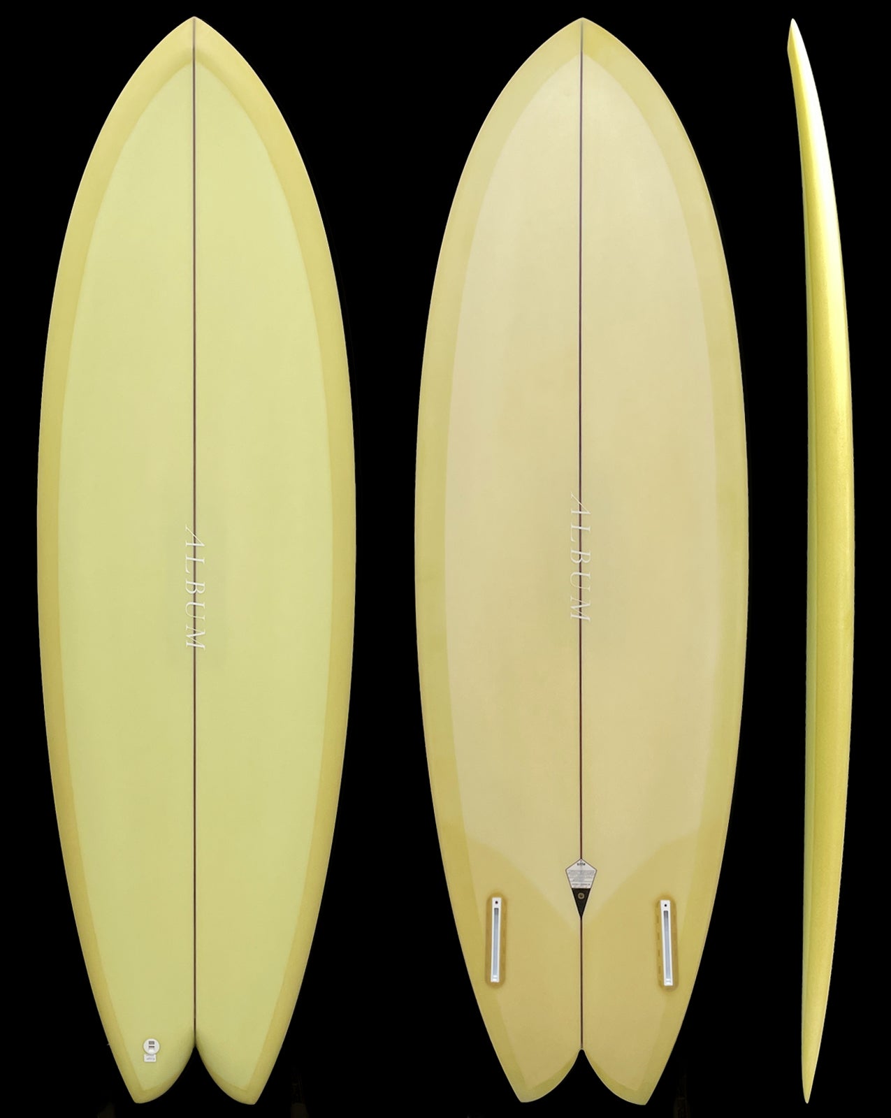 LIGHTBENDER - 5'07" X 20.25 X 2.5, 32.8L FUTURES CUSTARD