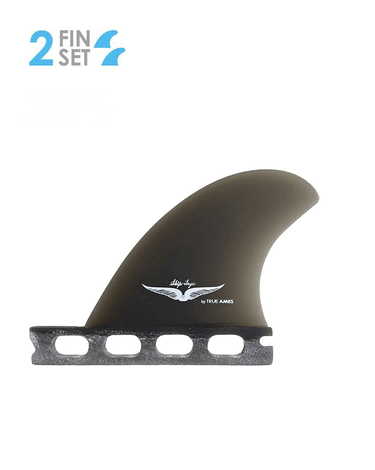 TRUE AMES SIDE BITE SKIP FRYE 3.0" FUTURES - SMOKE