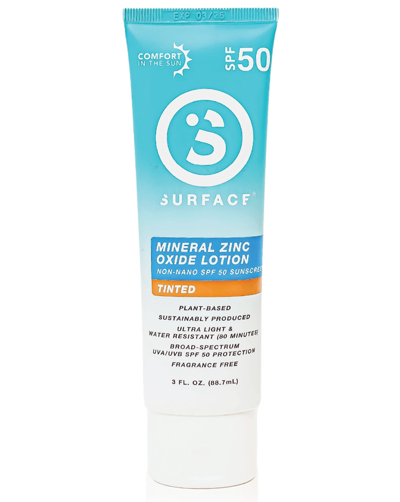 SPF50 MINERAL SUNSCREEN LOTION 3OZ. - TINTED