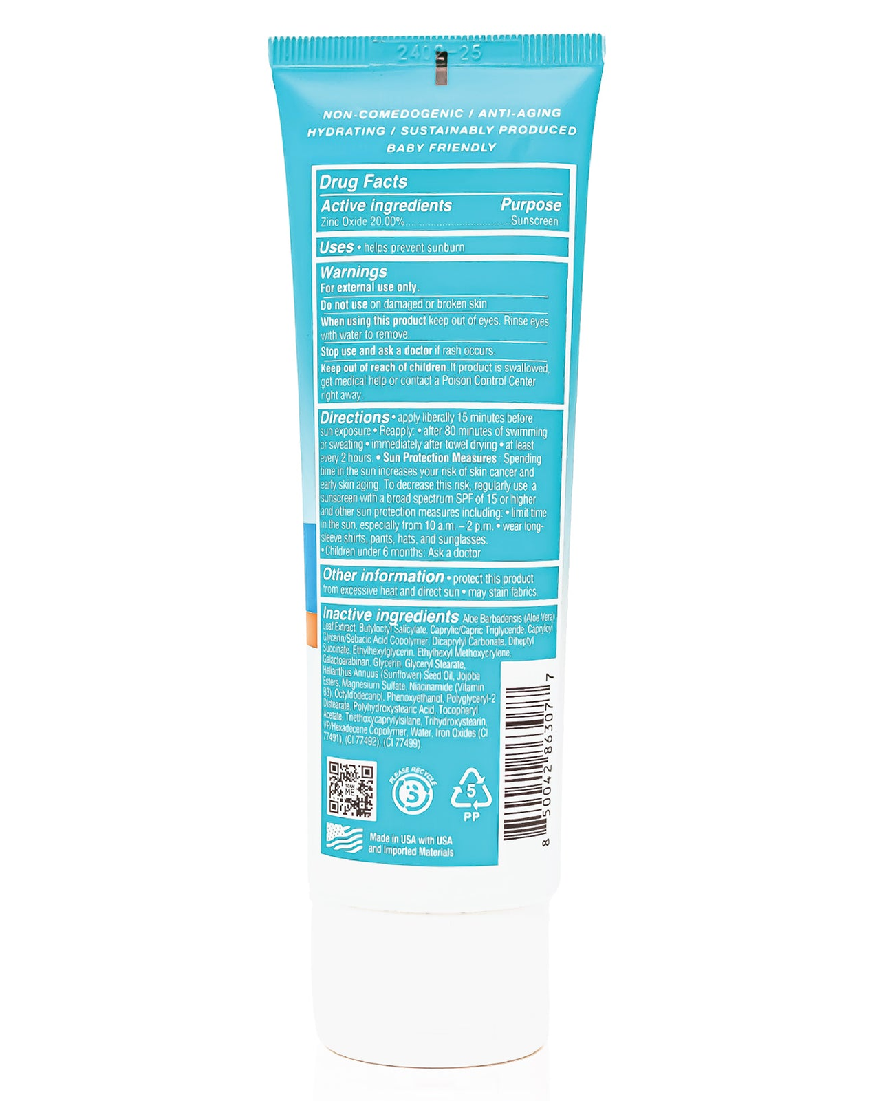 SPF50 MINERAL SUNSCREEN LOTION 3OZ. - TINTED