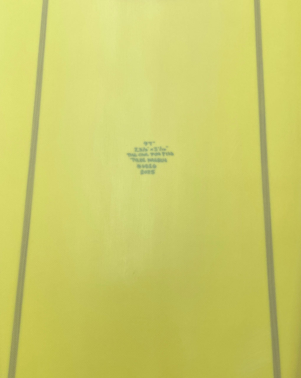 THE ONE FIN PIN - 9'7" X 23 1/8 X 3 1/16, OLD GOLD with 2 STRINGERS