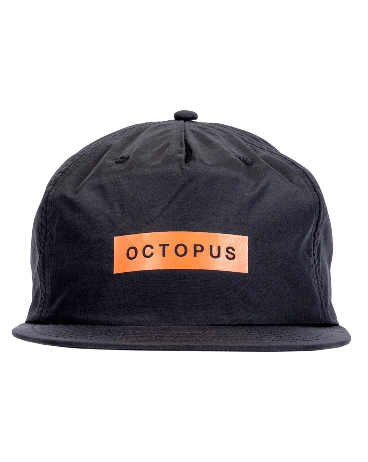 OCTOPUS TAB NYLON HAT - BLACK