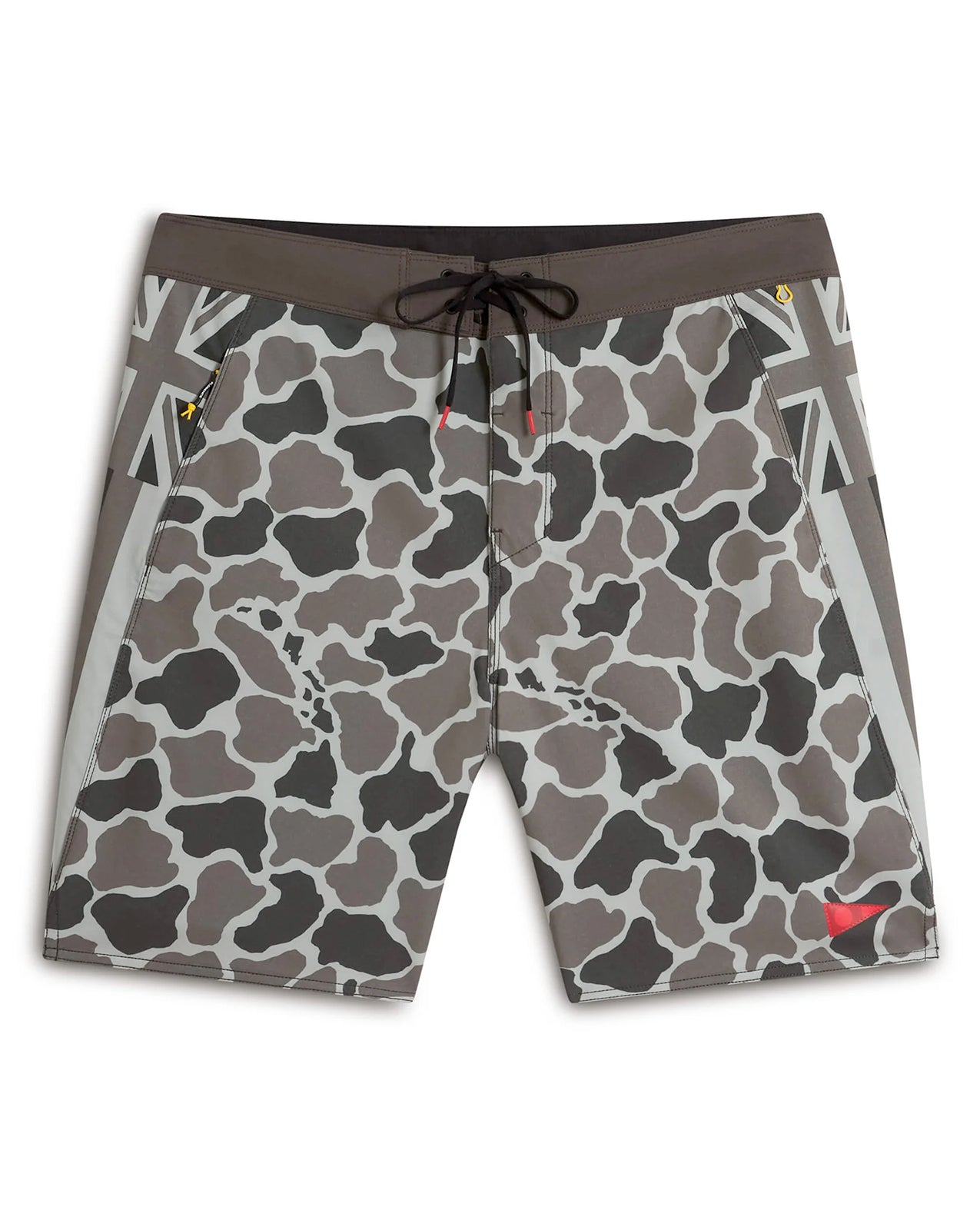 F1 PRO HAWAII CAMO BOARDSHORTS - TUNDRA CAMO