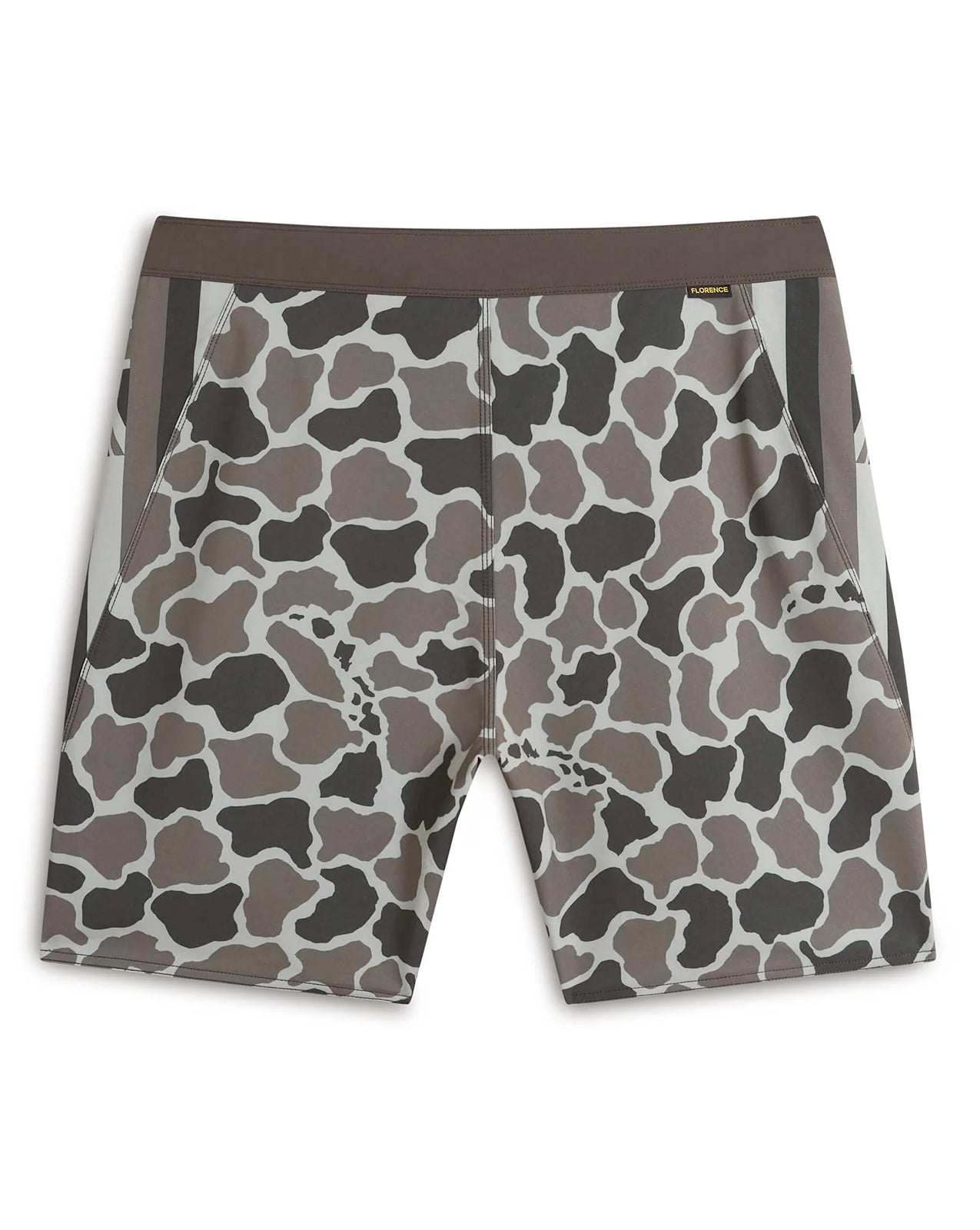 F1 PRO HAWAII CAMO BOARDSHORTS - TUNDRA CAMO