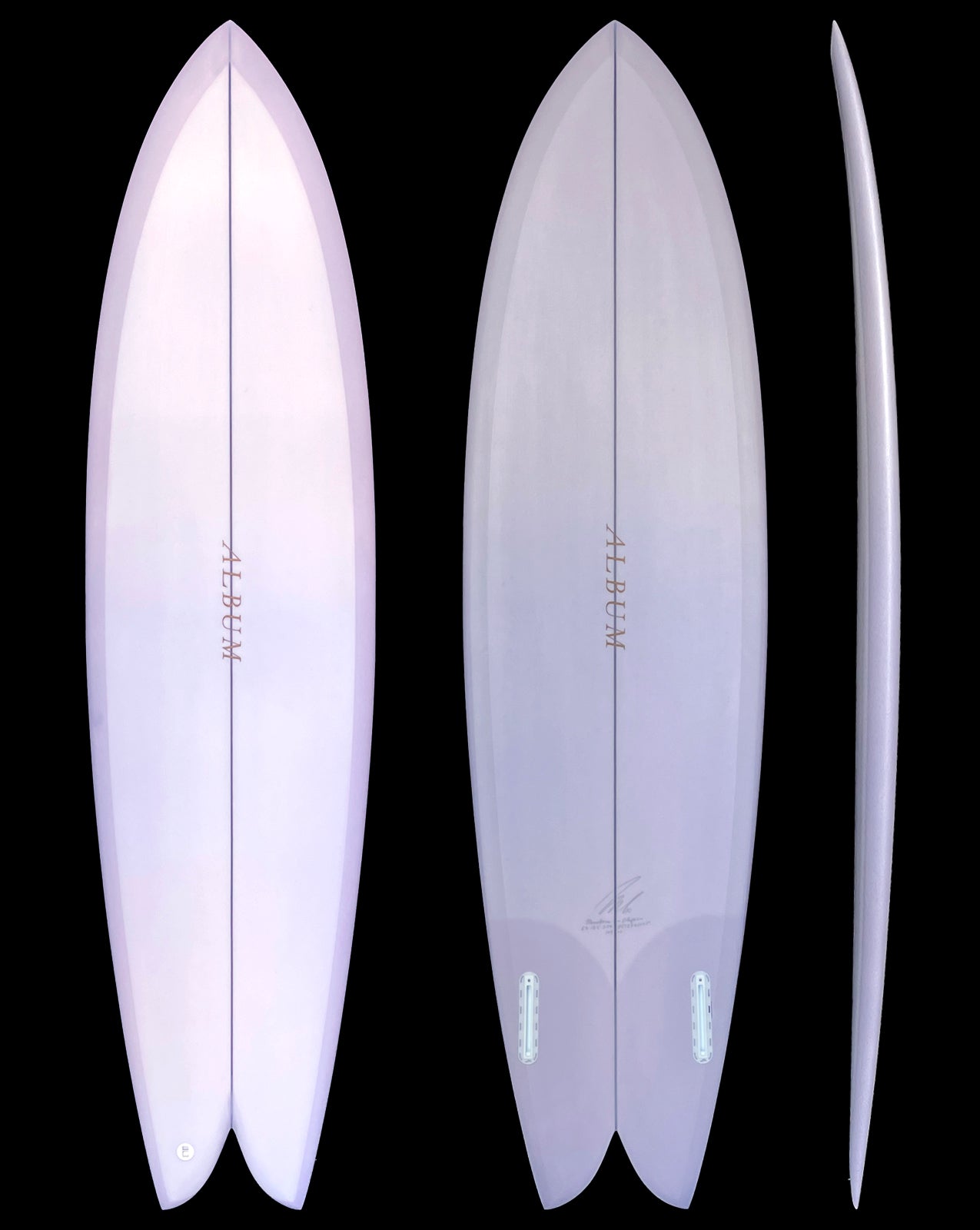 MOONSTONE - 6'04" X 19.5 X 2.54, 35.7L FUTURES LAVENDER