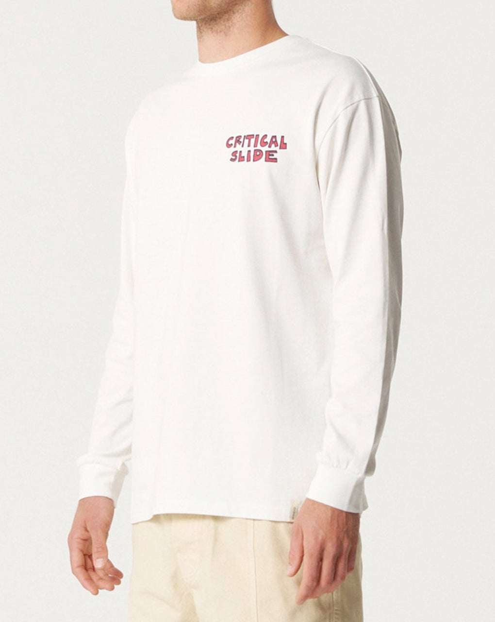 LOG REMOVAL L/S TEE - VINTAGE WHITE
