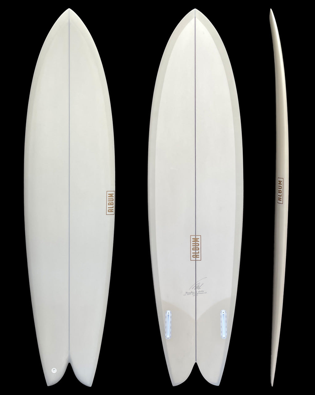 MOONSTONE - 6'06" X 19.75 X 2.63, 39.5L FUTURES GHOST GREY