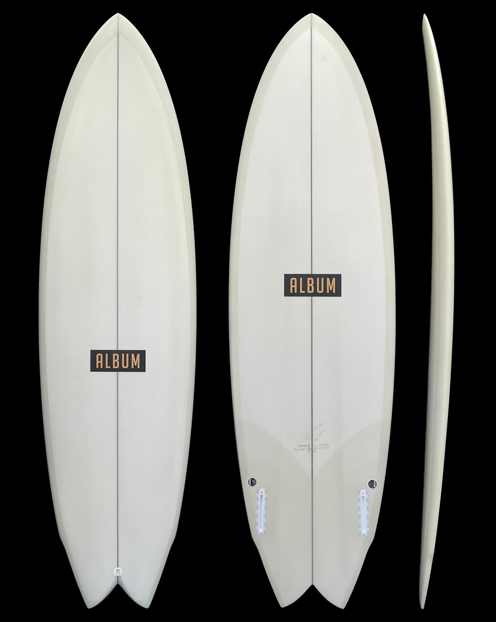 VESPER TWINZER - 6'02" X 20.25 X 2.54, 38.3L FUTURES&FCS BONE