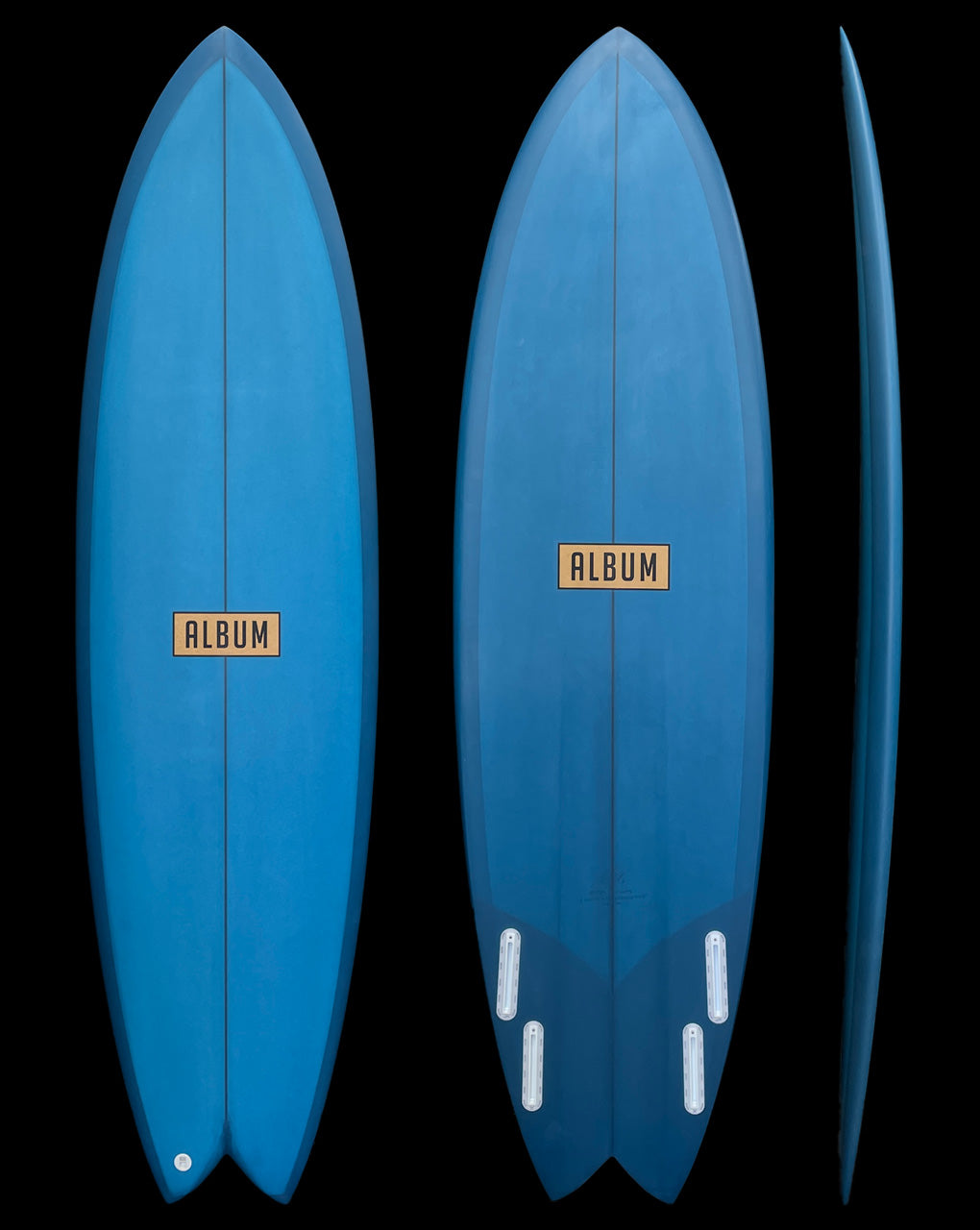 VESPER - 6'02" X 20.25 X 2.54, 38.3L FUTURES SLATE BLUE