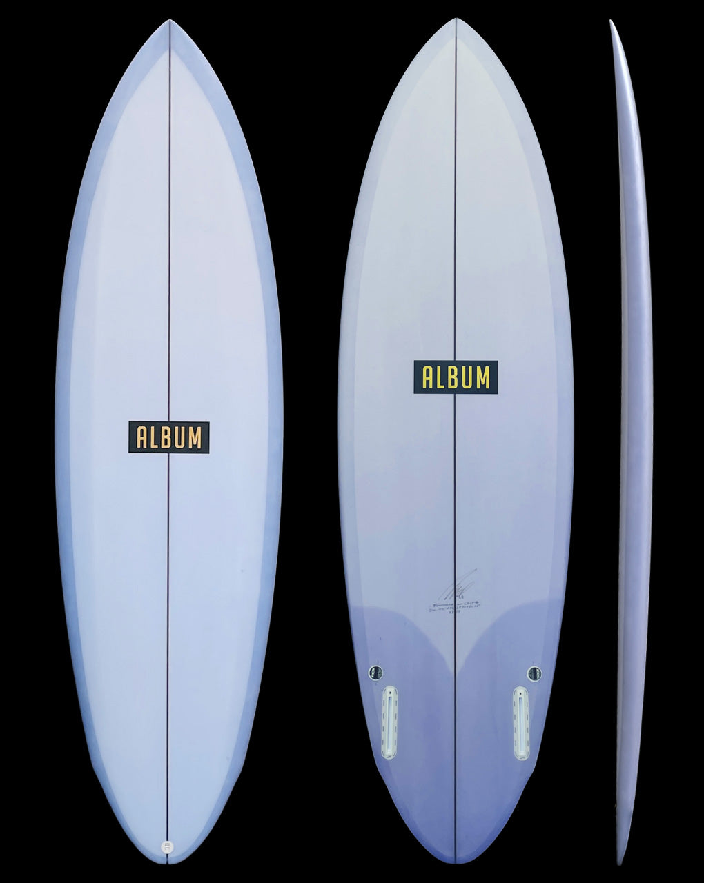 TWINZMAN ( TWINSMAN TWINZER ) - 5'10" X 20 X 2.44, 34.4L FUTURES&FCS LAVENDER
