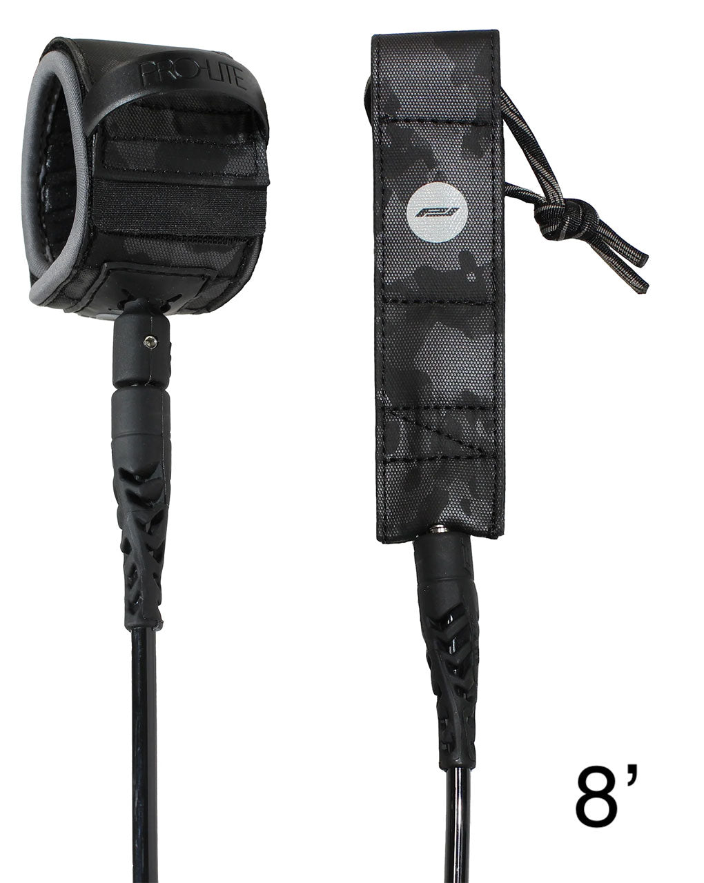 PRO LITE LEASH FREESURF 8'0" - BLACK