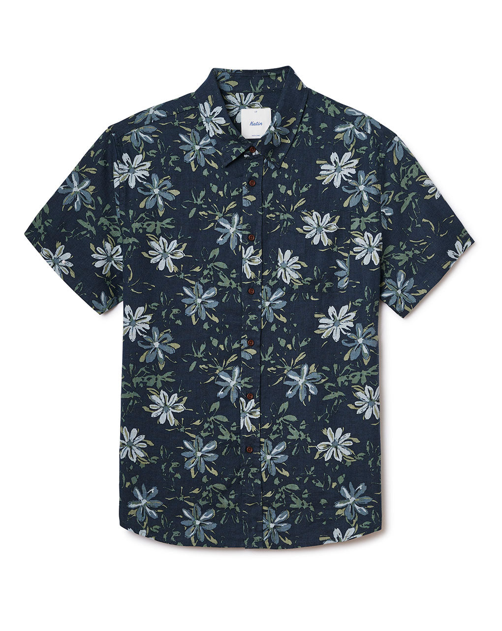 PETALS SHIRT - SEA STORM