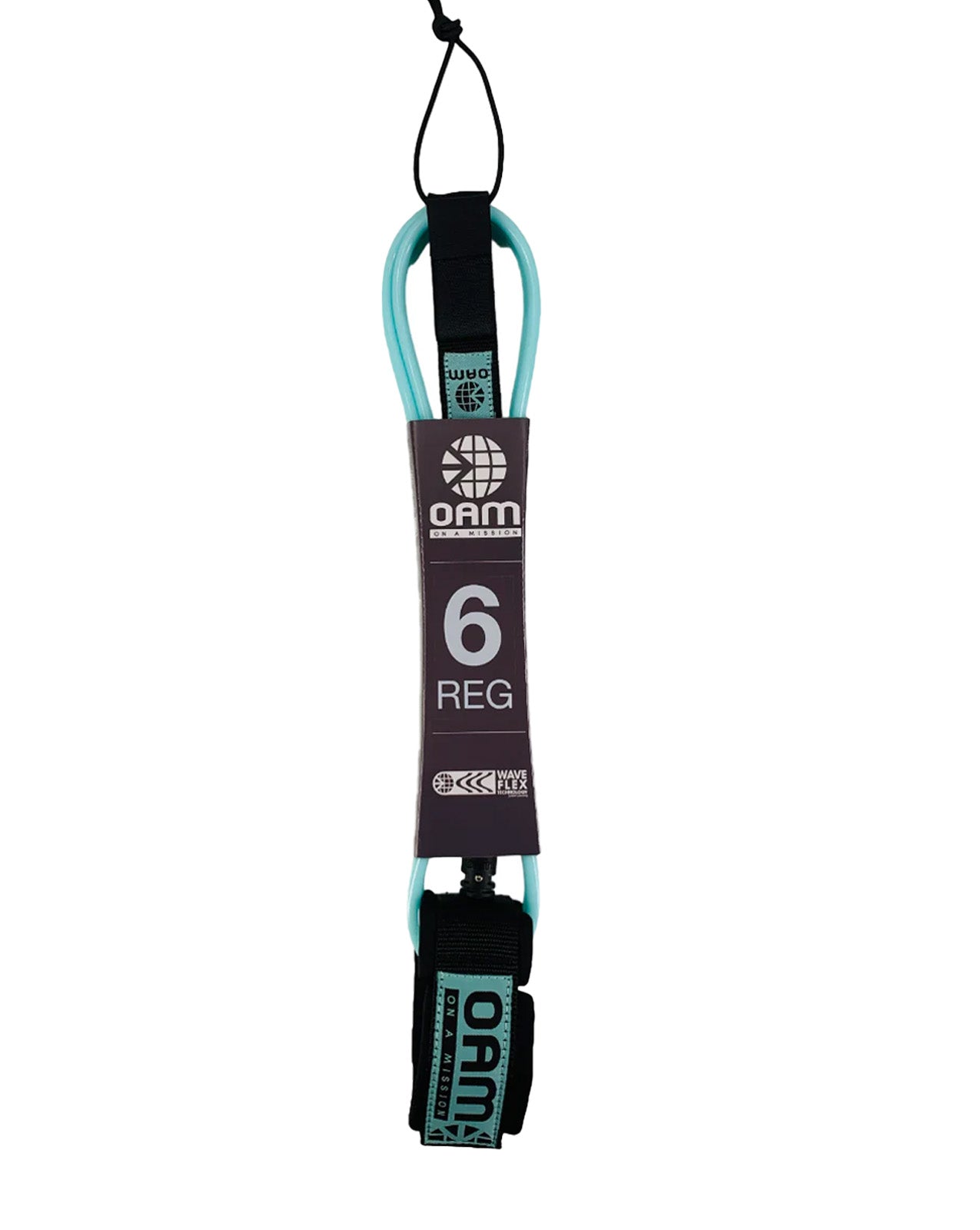 OAM 6' REGULAR LEASH - AQUA