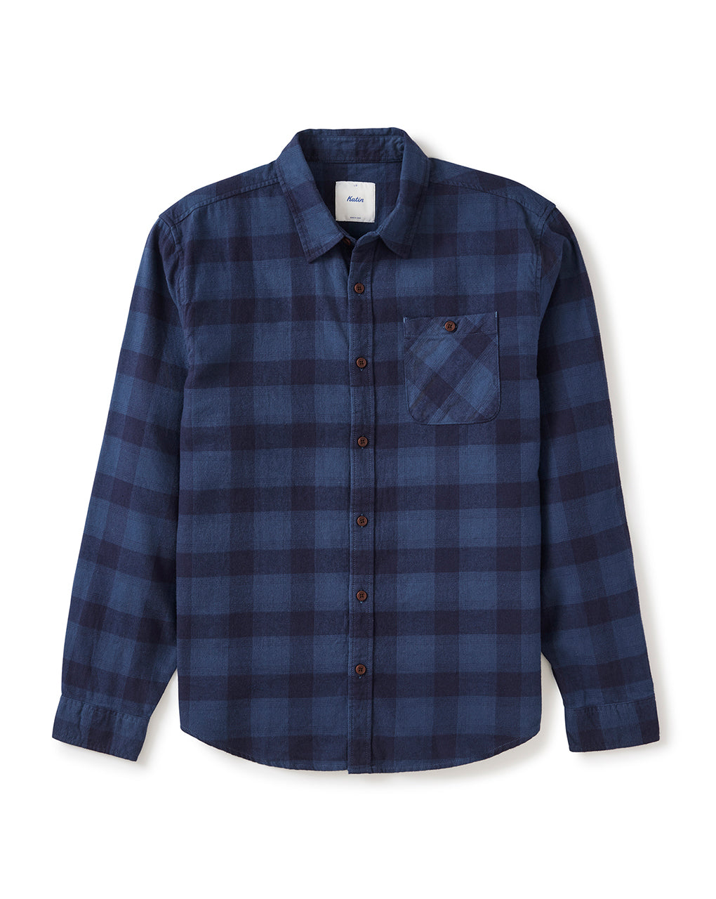 DEREK FLANNEL - DARK BLUE
