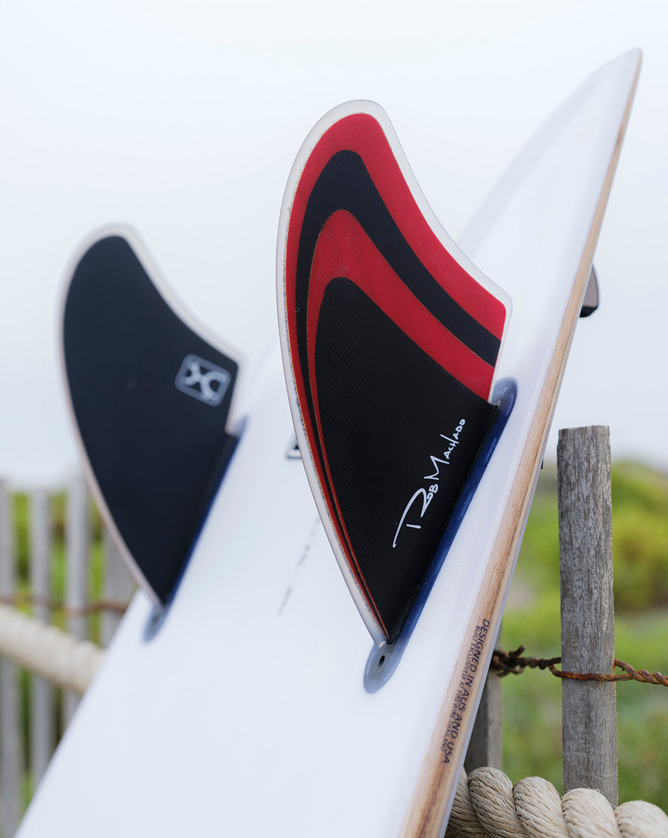 Endorfins Machado Keel Fin Fcs Red Black Clips Hawaii