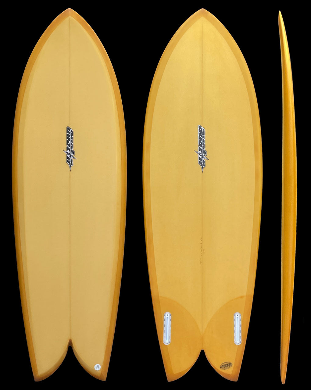 FISH - 5'4" X 20 1/4 X 2 1/2, FUTURES GOLDEN HONEY TINT