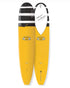 SURFTECH IN THE PINK - 9'3" X23 X 3 1/8, 76.6L 2+1 FCS2 SIDE YELLOW