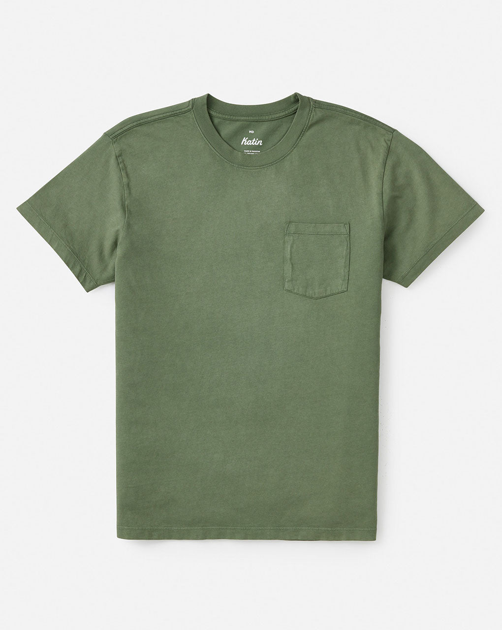 BASE TEE - OLIVE SAND WASH