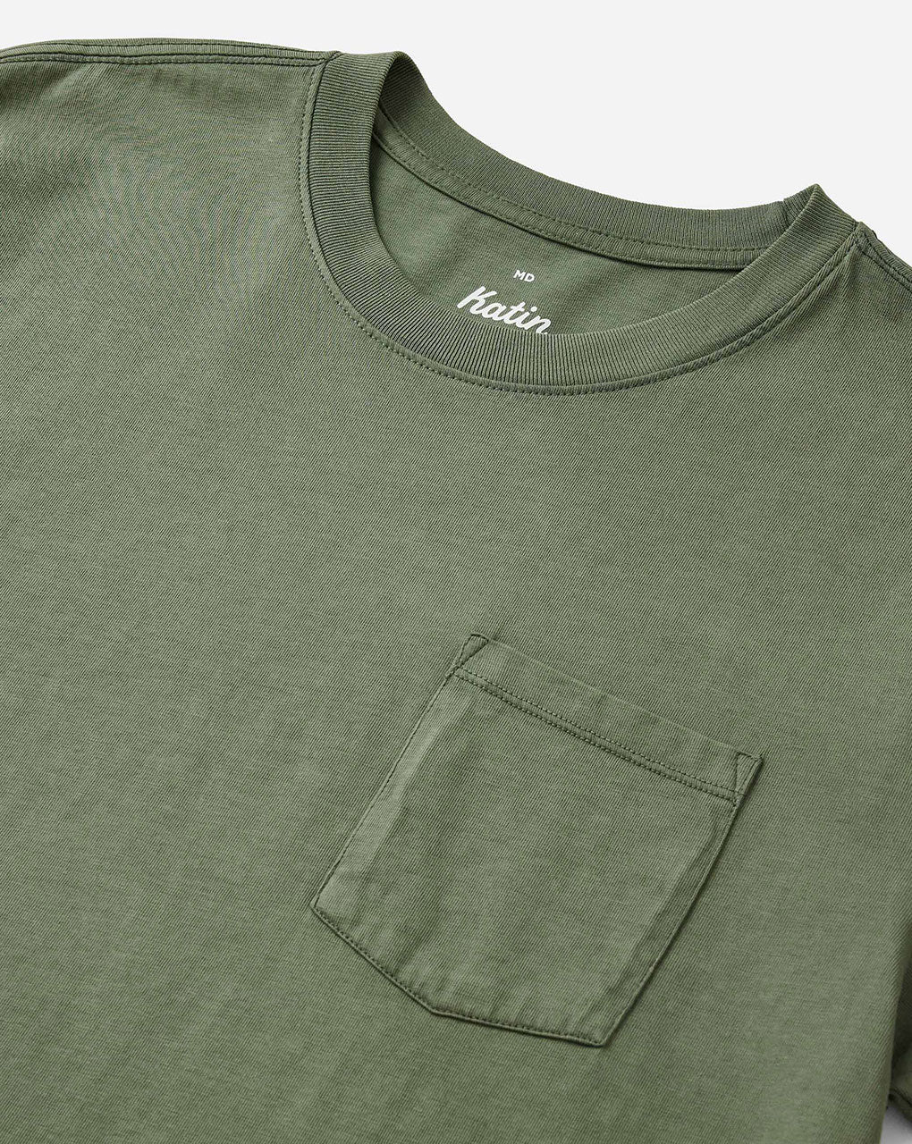 BASE TEE - OLIVE SAND WASH