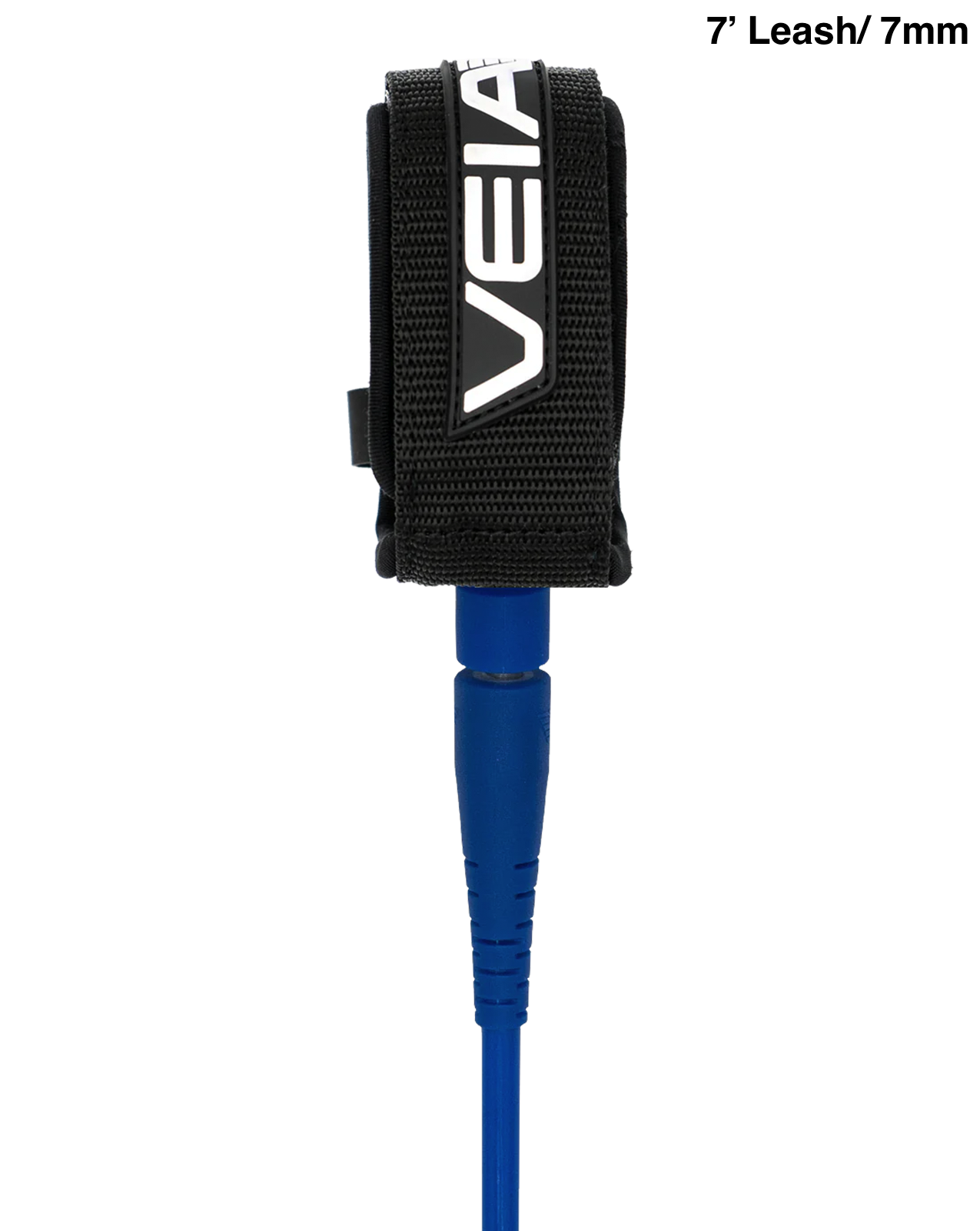 VEIA EXPLORER 7' LEASH - NIGHT/ DARK BLUE CORD (BLACK/ DARK BLUE CORD)