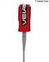 VEIA EXPLORER 7' LEASH - RED/ STORM CORD (RED/ GRAY CORD)