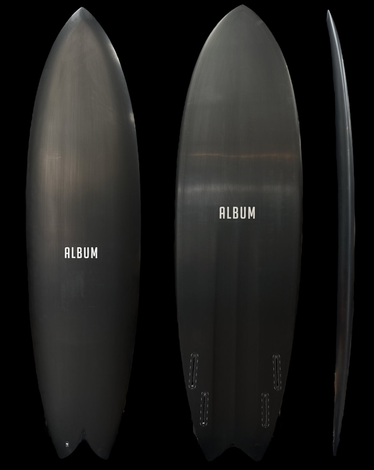 VESPER - 6'2" X 20.25 X 2.54, 38.3L FUTURES BLACK