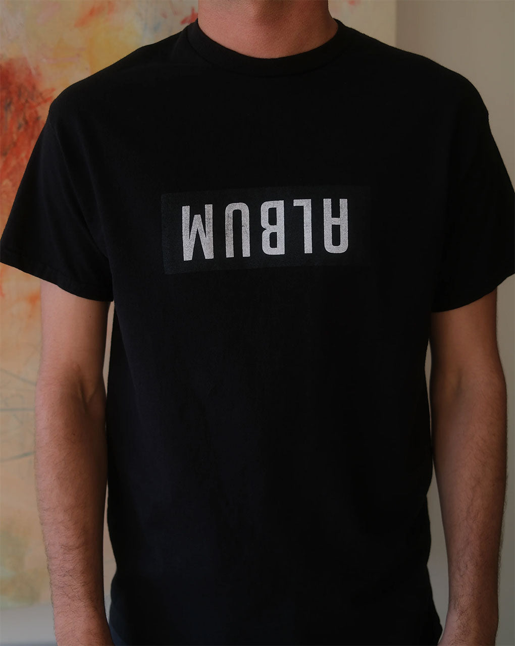 ALBUM BLOCK TEE - BLACK