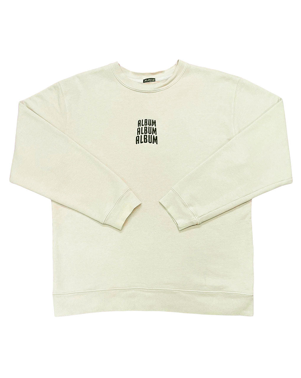 ALBUM STACK CREWNECK - WHITE