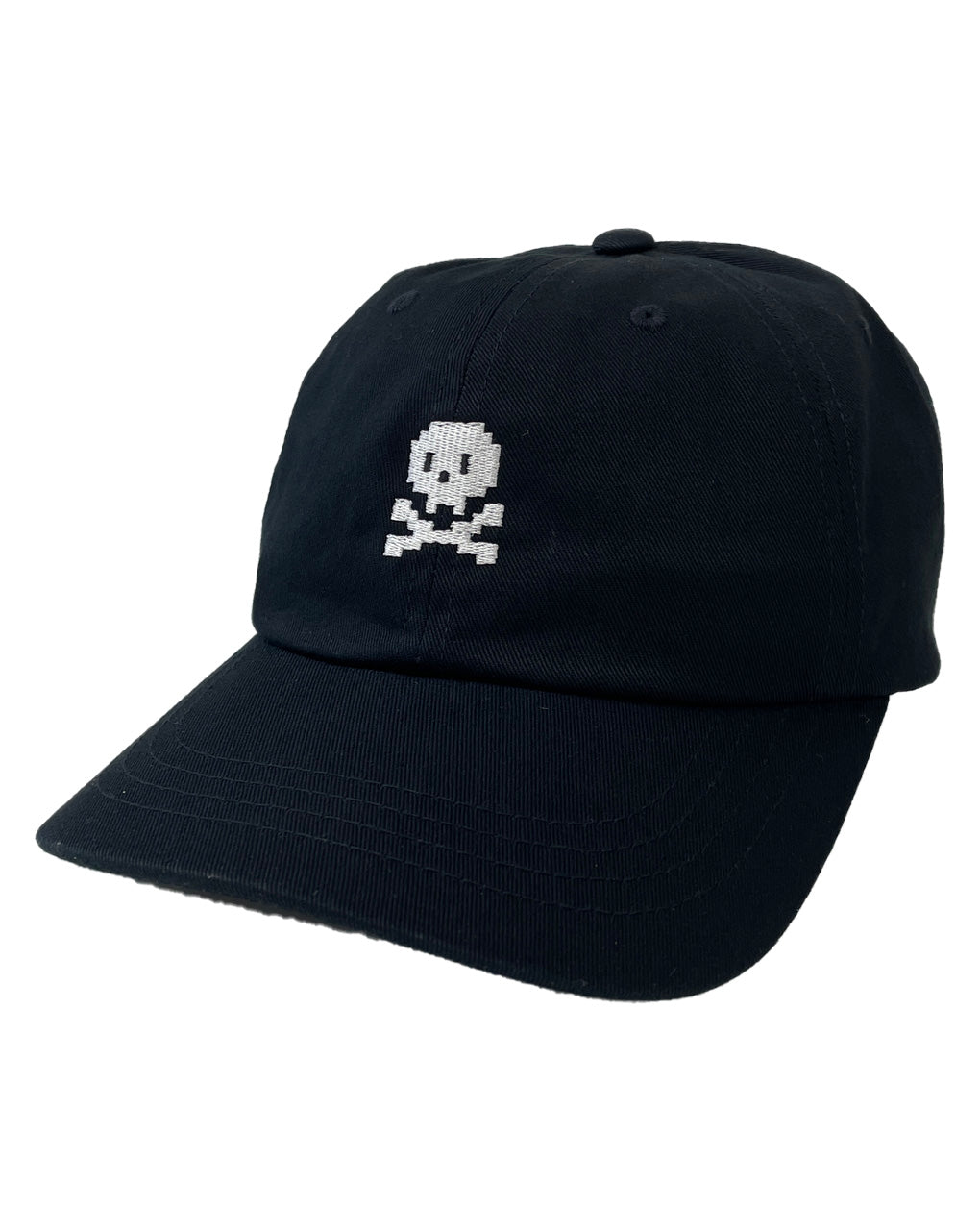 CLIPS SKULL EMB. CAP - BLACK