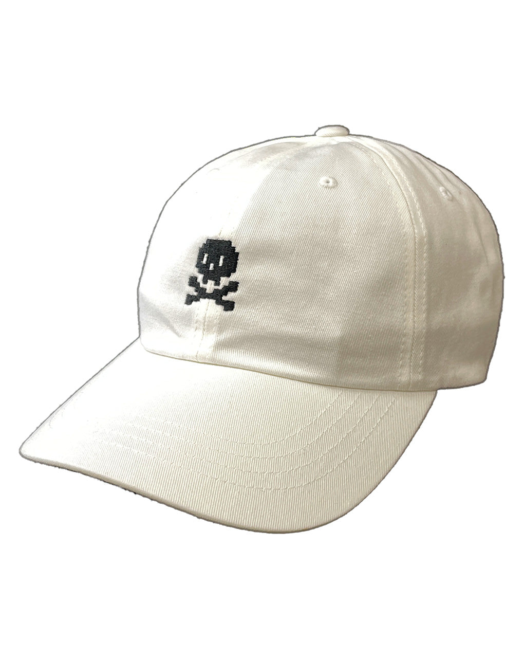 CLIPS SKULL EMB. CAP - WHITE
