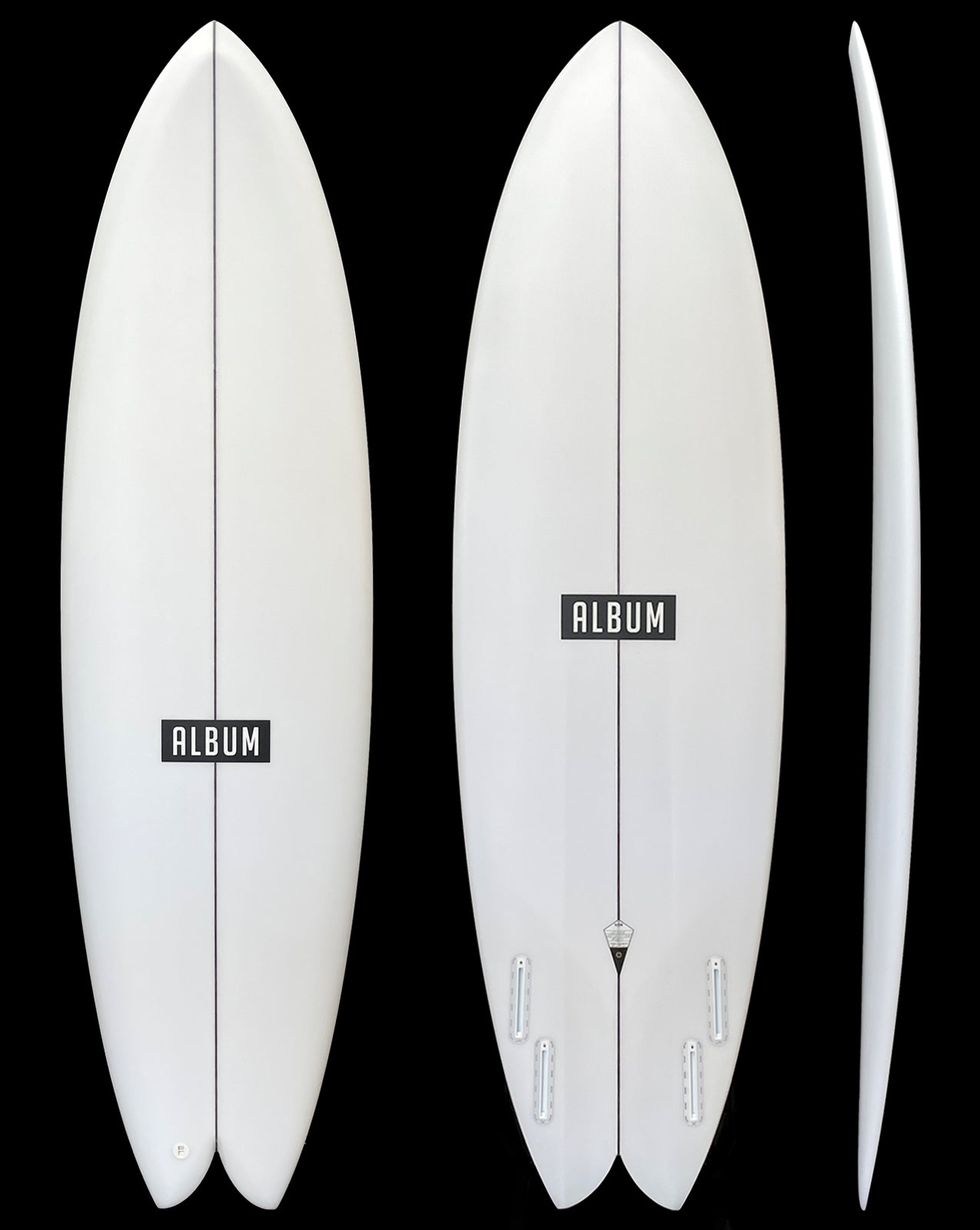 VESPER - 6'02" X 20.25 X 2.56, 37.5L FUTURES CLEAR