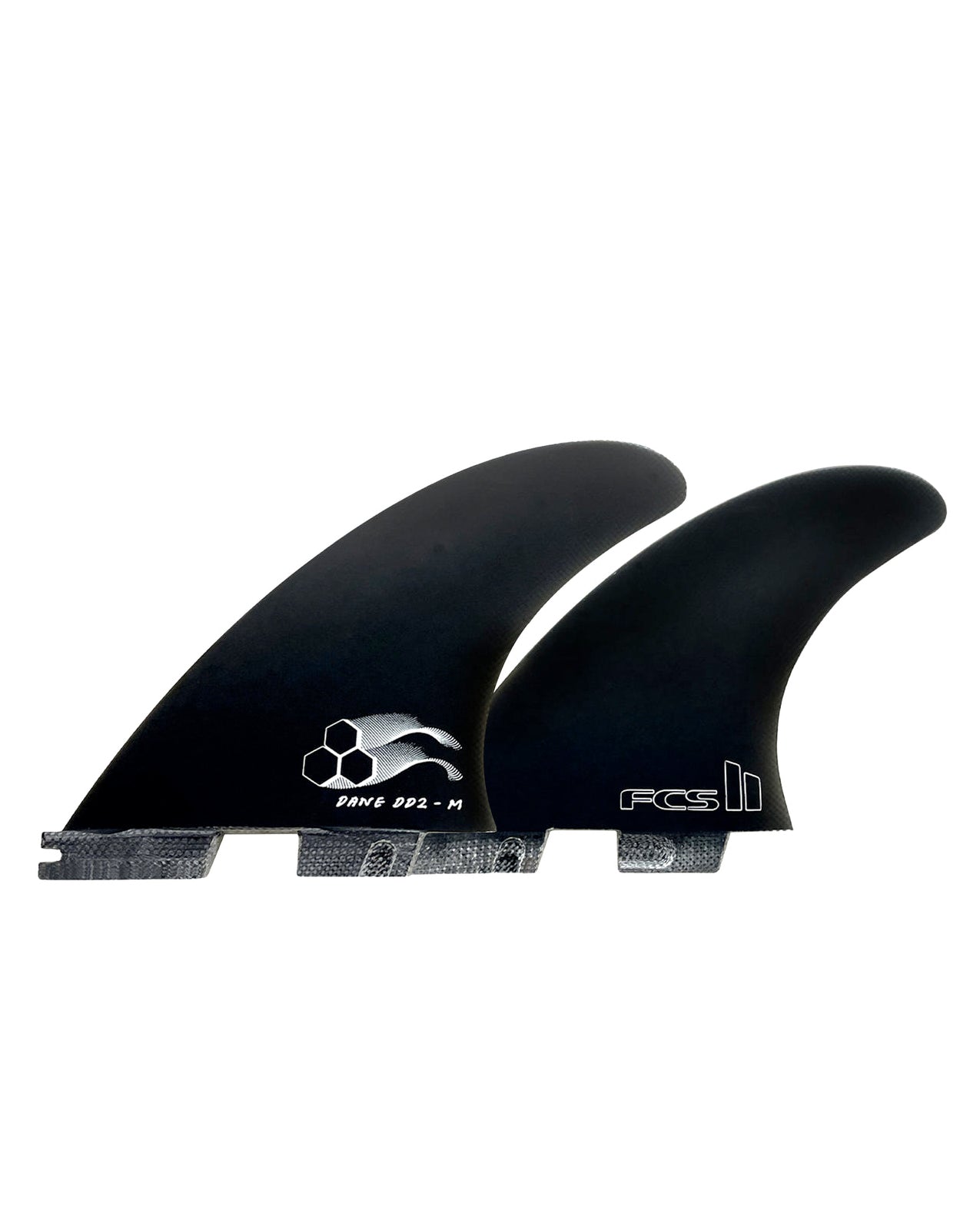 FCS II CI X DANE REYNOLDS DD2 PG TRI FINS (MEDIUM~LARGE) - BLACK