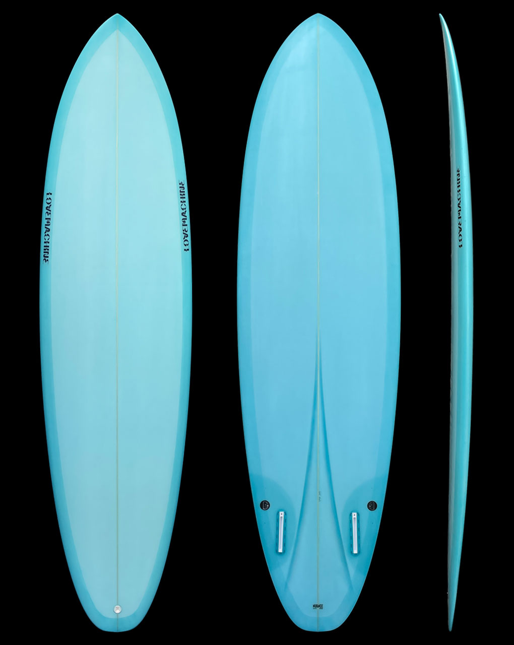 FM - 6'9" X 21” X 2 3/4, 42.14 L TURQUOISE TINT