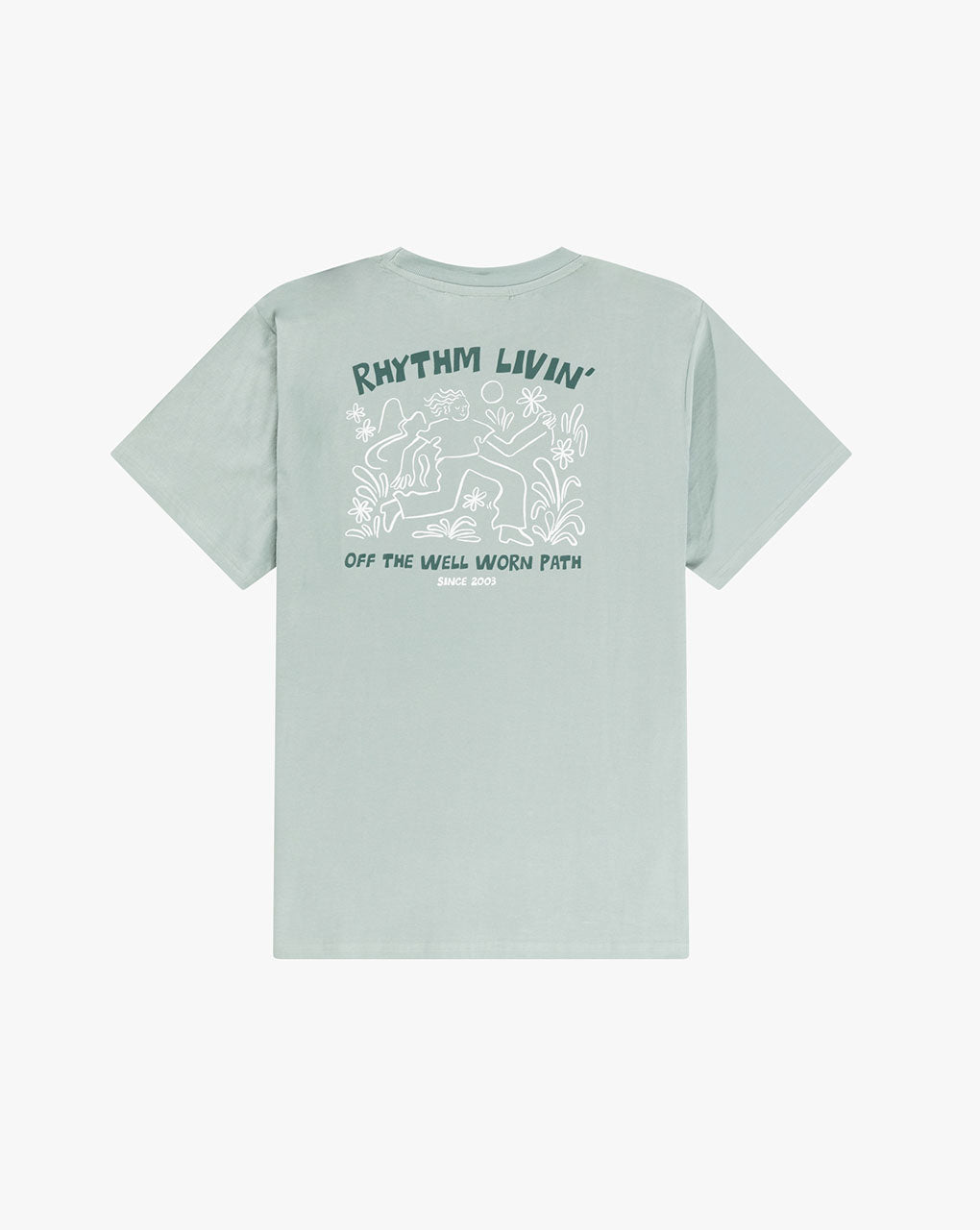 FREEDOM SS T-SHIRT - SEAFOAM